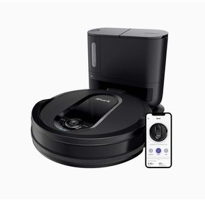 Shark IQ App-Controlled Self-Emptying Robot Vacuum, RV100AE/UR1000SR - Black